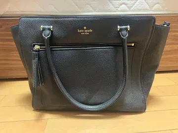 케이트 스페이드 가죽 토트백 블랙