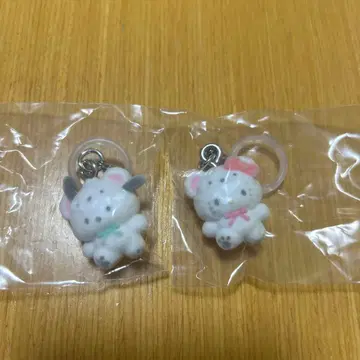 메지루시 액세서리 후와후와 스노우 헬로키티 포차코