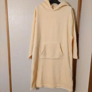 스토푸리 젤 후드 부착 룸웨어 오렌지