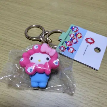 산리오 미야쿠미야쿠 키링 파스텔 키티