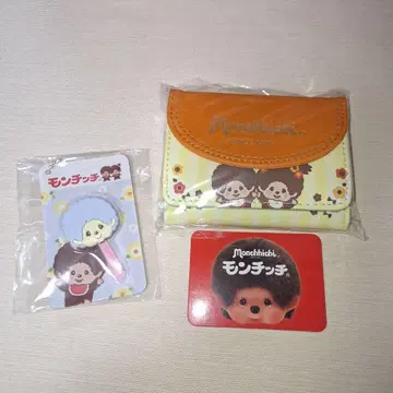 몽치치 미니 지갑 & 페이스 참 초코 키링