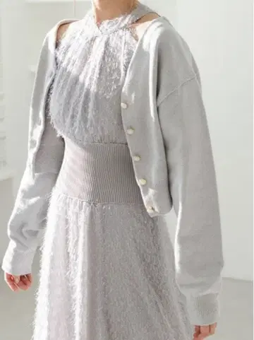 snidel 25ss 심플 가디건 GRY 그레이