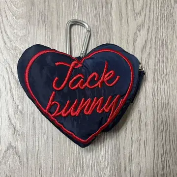 Jack bunny 하트형 소품함 볼 파우치