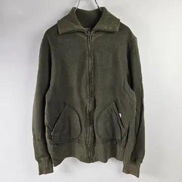 리버서블 빈티지 가공 스웨트 셔츠 B.V.D  YKK 회전 써멀