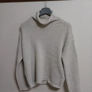 TRANSIT 그레이 터틀넥 니트