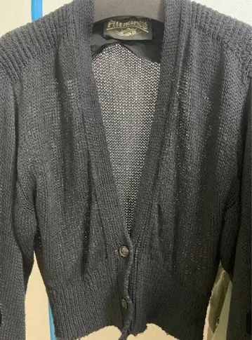 photocopieu 블랙 숏 가디건