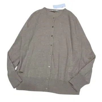 [ 택 포함 새상품 ] 자유구 워셔블 퓨어 캐시미어 가디건 베이지