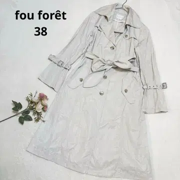 포포레 아이보리 트렌치코트 스프링 코트 얇은 소재 38