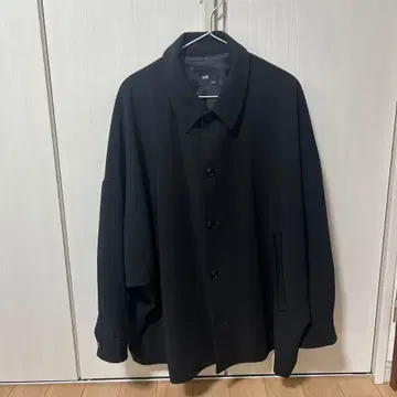 HARE 블랙 돌먼 스탠 칼라 블루종