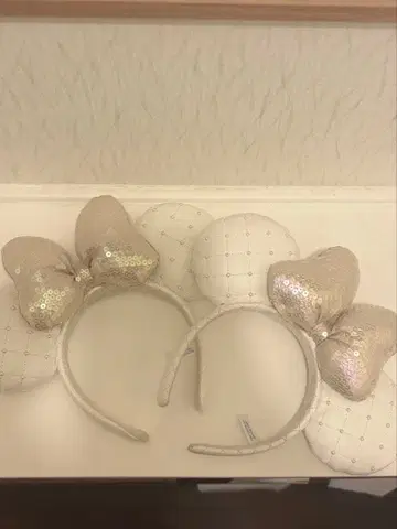 디즈니 퀼팅 머리띠 (아이보리)