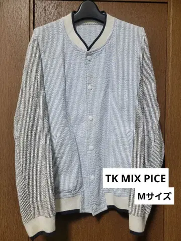 TK MIX PICE 스트라이프 가디건 M 사이즈