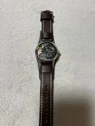 FOSSIL 스켈레톤 다이얼 시계 TOWNSMAN 남성용 손목시계