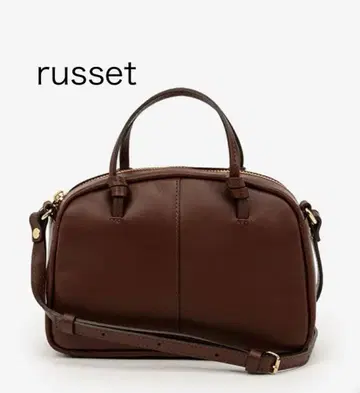 [ 새상품 택 포함 ] russet 러셋 가죽 2WAY 미니 보스턴