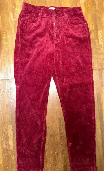 Liz Claiborne 빨간색 코듀로이 팬츠 12