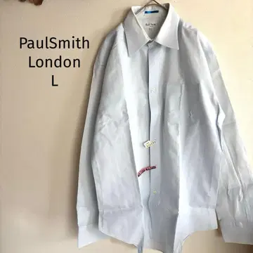 폴스미스 런던 헤링본 무늬 드레스 셔츠