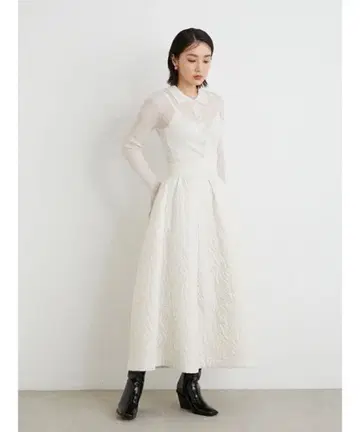 릴리 브라운 보타니컬 퀼팅 스커트