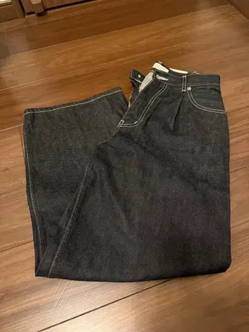 [ beautiful people ] 배기 팬츠 24aw Black