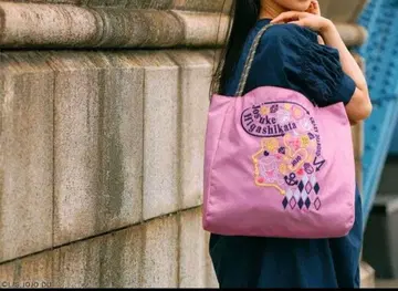 죠죠의 기묘한 모험 토트백 핑크