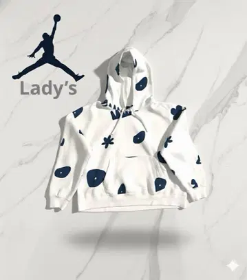 Jordan 그래픽 후드티 화이트/네이비