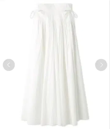 snidel 사이드 오픈 코튼 롱 스커트