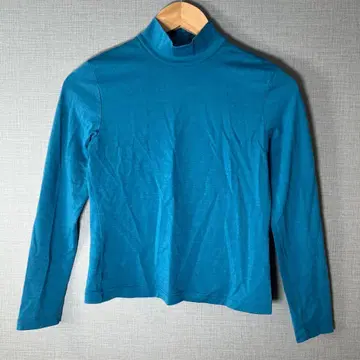 [ GIANNI LO GIUDICE ] 터콰이즈 블루 터틀넥 S 울 혼방