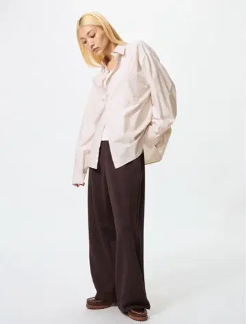 [ 새상품급 ] 유니클로 맨투맨 와이드 팬츠 S