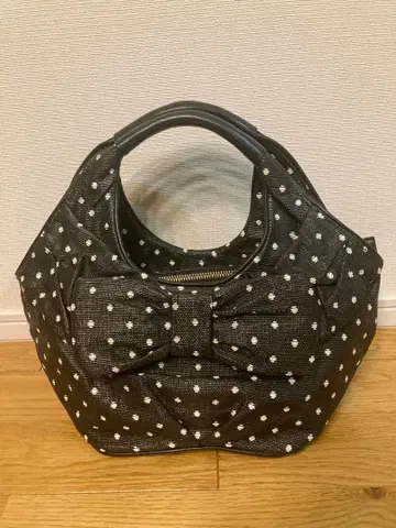 케이트 스페이드 리본 도트 무늬 백