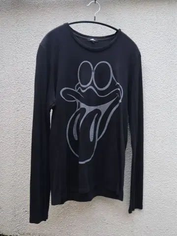 LAD MUSICIAN '초기 택 lip tongue' 롱 티셔츠