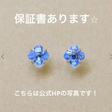 TAKE-UP 플라티나 세컨드 귀걸이 블루쿼츠