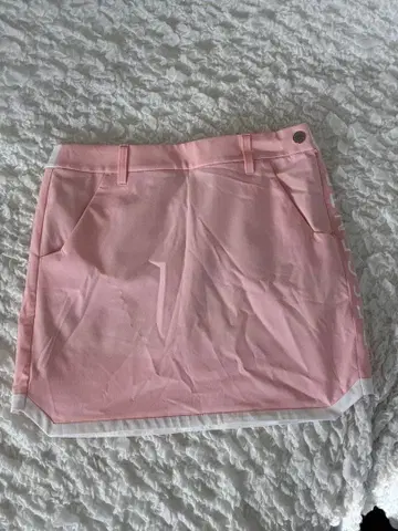 DESCENTE 골프용 핑크 스커트