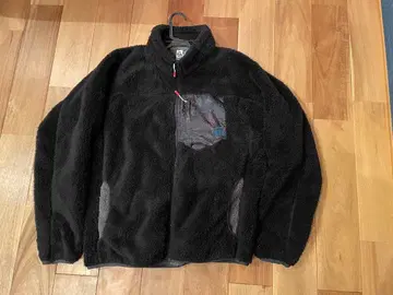CHUMS 블랙 플리스 자켓 M