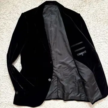 벨벳 XL 사이즈 ABAHOUSE 테일러드 자켓 블랙