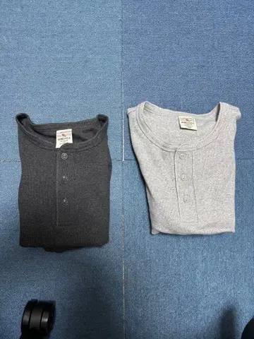 AVIREX 반팔 써멀 다크 그레이 그레이 L 사이즈