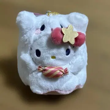 택 포함 새상품 캔디 유령 키티 마스코트