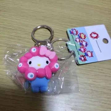 산리오 미야쿠미야쿠 키티 파스텔  키링