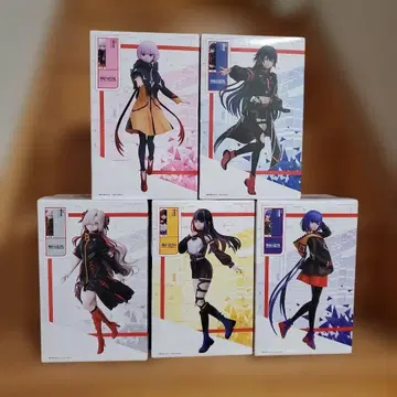 카미츠바키시 건설 중. 라운드 원 한정판 피규어 전 5종 세트