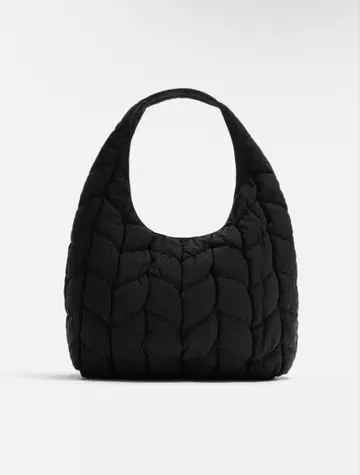 ZARA 퀼팅 나일론 백