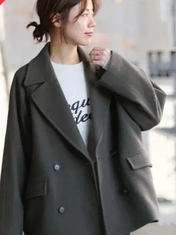 JOURNAL STANDARD relume 비슈 울 숏 P 코트