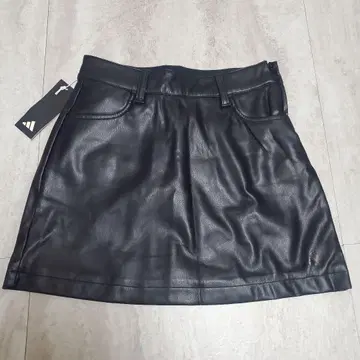 adidas 아디다스 골프 인조 가죽 스커트 S