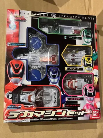 특수전대 데카레인저 포피니카 미개봉 새상품 빅머신 세트 당시 물품