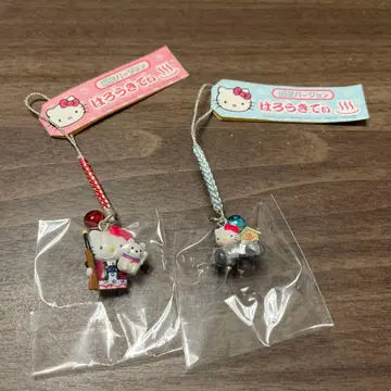 헬로키티 온천 버전 스트랩 족쇄 2개 세트