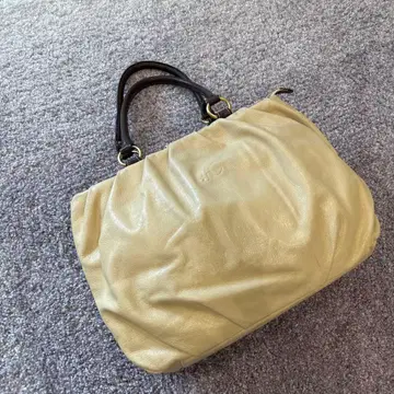 수납 봉투 포함 키타무라 소프트 가죽 핸드백