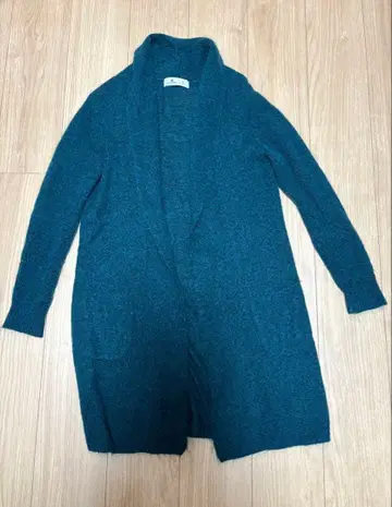 쿠미쿄쿠 ACCDEMIA 다크 그린 롱 가디건