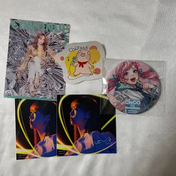 CHiCO with HoneyWorks 쿠스깃타이. 캔뱃지 스티커