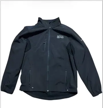 블랙 나일론 자켓