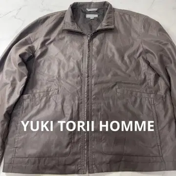 YUKI TORII HOMME 브라운 LL 나일론 자켓