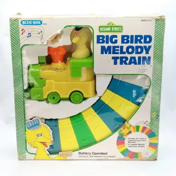 당시물 세서미 스트릿 빅버드 멜로디턴 기차 레트로