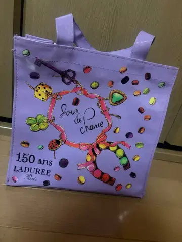 LADUREE 라뒤레 토트백 퍼플 150주년 기념 한정품