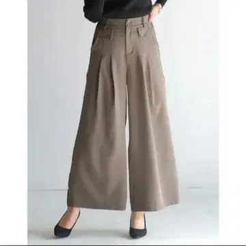 아쿠아 가라지 와이드 팬츠 LL 그레이지