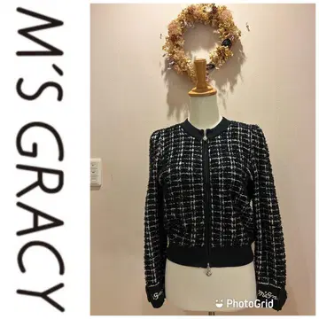 M'S GRACY 엠즈 그레이시 체크 무늬 집업 자켓